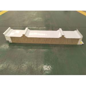 Waterproof Rockwool Sandwich Panel 50mm For Wall And Roof