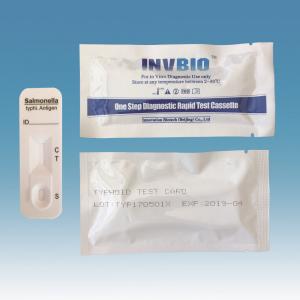 Typhoid Rapid Test Kit Medical Diagnostics Typhoid Antigen Professional Test Cassettes