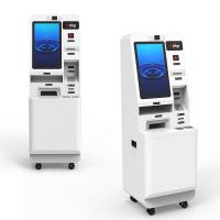 China Android Self Payment Kiosk Cash Payment Event Registration Kiosk Machine Airport on sale