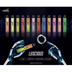 Luscious 3000puffs Yuoto Disposable Vape , Mod Tank 8ml 5% Nic Salt E cigarette