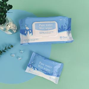 Scented Soft Baby Wet Wipes Non Irritating Weak Acid Cleaning Without Alcohol