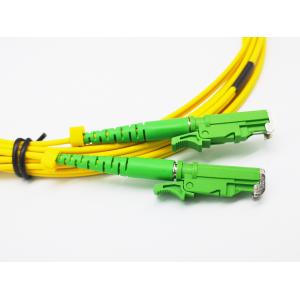 E2000 APC to SC UPC Fiber Optic Patch Cord  Singlemode Simplex 1.8mm LSZH Riser Cable