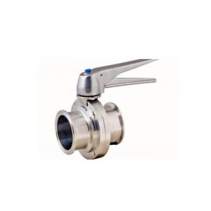 High Performance 2 Inch Butterfly Valve Sanitary Grade With Forged Material Disk