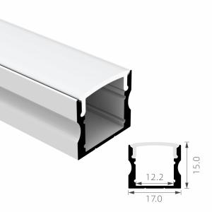 China 合金6063 T5はストリップのPCの拡散器カバーが付いているアルミニウム プロフィールの放出を導いた wholesale