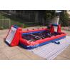 12m long 6vs6 Interactive Giant Inflatable Soccer Sports Field with aluminium