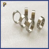 China Gr2 Gr5 Men Pure Titanium Wedding Bands / Rings Black Titanium Zirconium Ring on sale