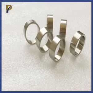 China Gr2 Gr5 Men Pure Titanium Wedding Bands / Rings Black Titanium Zirconium Ring supplier