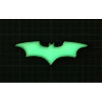 China Custom The Dark Night Batman GID PVC Rubber Patches Morale Quality Pantone Color on sale