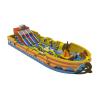 China Pirate Ship Inflatable Blow Up Bouncy Castle With Big Slides wholesale
