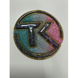 China Purple Design Heat Transfer Custom Rainbow Colored Holographic Effect Metallic Soft TPU Patches For On Jeans wholesale