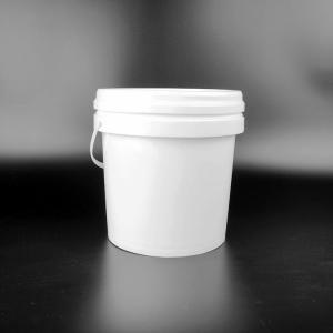 China 3L Small Food Grade PP Plastic Storage Buckets With Lids Ice Cream Busket supplier