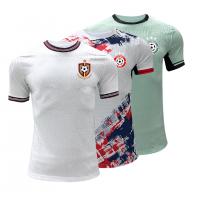 China 100% Polyester Material Football Team Jersey 120 - 160gsm Fabric Weight Quick Dry on sale