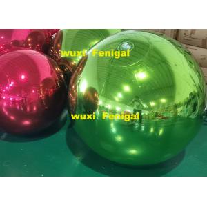 Christmas Shining Inflatable Mirror Balloon For Mall Display In South America