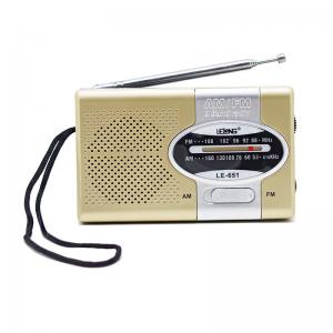 China Color AM FM 2 Band Radio 2.3cm FM88 Portable With Stereo Headphone Jack supplier