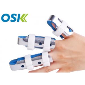 3 Sizes Flexible Finger Splint , Soft Foam Broken Finger Wrap Customized Logo