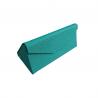 Blue Magnet Closure Folding Triangle Eyeglasses Case Sunglasses Packaging Box