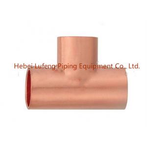 China Copper pipe fitting, Tee C x C x C, for refrigeration and air conditioning supplier