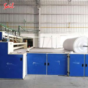 China Nonwoven mattress and cushion padding making machine thermal bonded wadding production line for upholstery wholesale