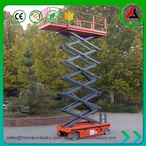 Hydraulic Mobile Aerial Work Platform Self Propelled 12m Scissor Lift