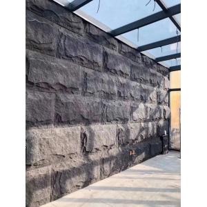 ポリウレタン偽造品の石塀のクラッディングのきのこの表面3d人工的な石塀のパネル