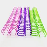China 7/8'' A4 Size Double Loop Binding Electroplated Double Wire Binding on sale