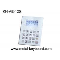 China Panel Mount Stainless steel Keyboard , Fuel Dispenser Metal Keypad on sale