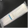 China White / Black PA66 Nylon Cable Ties Cable Wraps Self-locking Aging-Resistant wholesale