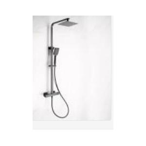 China Classic Bathroom Shower Head Set Square Rainfall Shower Sets Hot Cold Water Mixer supplier