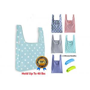 China Oxford 210D Folding Tote Bag Reusable Bag That Folds Into Itself supplier