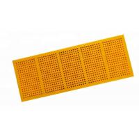 China Self Cleaning Modular Polyurethane Screen Mesh For Gabbor Aggregate 1000X300MM on sale
