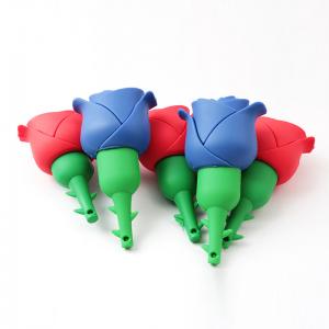 PVC Flowers Shapes Custom USB Flash Drives 2.0 3.0 16GB 8GB 10MB/S