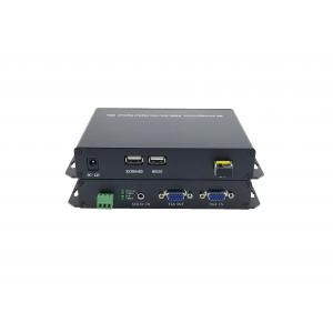 China 1forward video/1 return audio/rs232/KVM with SFP 1080p/60hz fiber optic converter single mode supplier