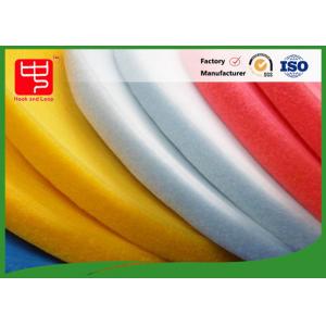 China 25 Meters Per Roll Baby Soft Hook And Loop Fabric Fasteners For Garment supplier