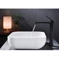 China Matte Black Waterfall Bathroom Sink Faucet 0.05-1.6Mpa Water pressure on sale