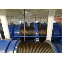 China 1000m Rope Capacity  Large Power Electric Marine Winch With Lebus Drum For Offshore on sale