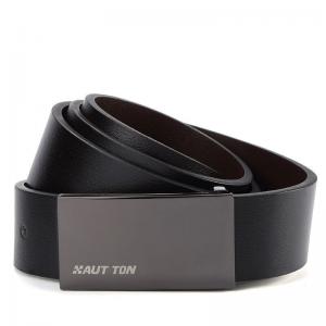 High Quality Casual Alloy Plate Buckle Belts Best Selling Fashion Men Genuine Leather Men Belt