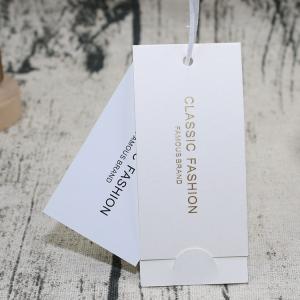 China Kraft Paper Hang Tags / Custom Hang Tags For Clothing Recycled Materials supplier