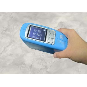 China Large Battery Capacity Portable Gloss Meter Marble Floor Testing USB / Bluetooth supplier