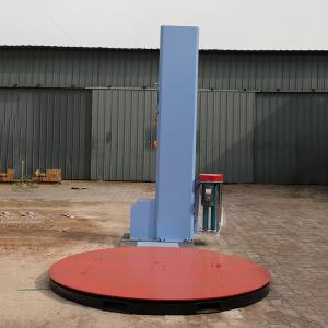 Stainless Steel Pallet Stretch Wrapping Machines 1.65m Dia Turntable Stretch Wrapper