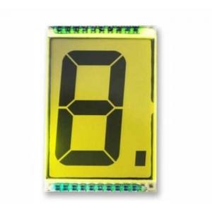 Customized TN Yellow 7 Segment Led Display Module 1 Digit Common Cathode