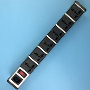 Multifunction IEC320 C14 Inlet 6 Outlet Universal Power Strip