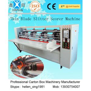 China Single Facer Vertical-cut Pressing Folding Carton Corrugated Box Packaging Machine supplier