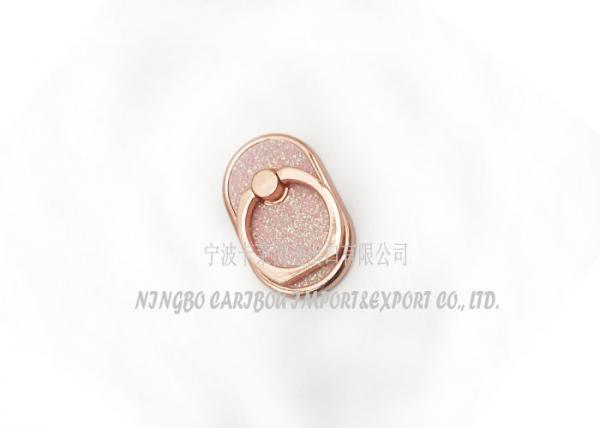 Rose Gold Cell Phone Grip Ring , Simple Metal Hand Grip For Iphone 6 Plus