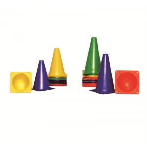 Football Training Cones Colorful Soccer Cones For Outdoor Exercising