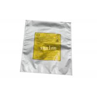China Yellow Logo Aluminum Foil  Bags Heat Sealed For Mailing Electronic Components on sale