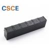 China 8P8C protegeu o conector RJ45 Jack dos ethernet dos portos do múltiplo 1X6 wholesale