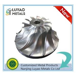 China DIN ASTM カスタマイズされたインベストメント鋳造アルミニウムとCNC機械加工インペラー wholesale