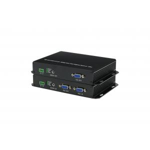 VGA To Fiber Converter , SMF / MMF fiber video converter VGA Audio Video To Optical Fiber Converter