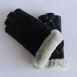 sheepskin fingerless gloves