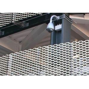 China Stainless Steel Expanded Metal Sheet Galvanised Mesh Facade Architecture 4mm Thickness supplier